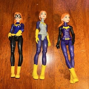 DC‎ Super Hero Girls BatGirl 6" Mattel Action Figure Lot Of 3